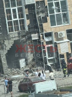Удар украинского БПЛА по жилому дому в Белгороде