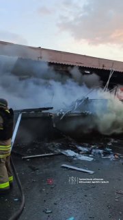 ВС РФ нанесли удар по терминалу «Новой почты» в Запорожье