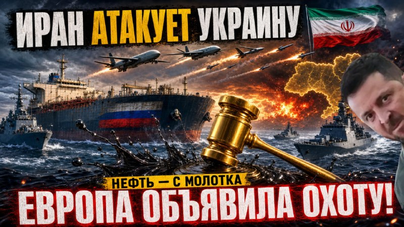 Иран нападет на Украину? Европа объявила охоту на танкеры РФ