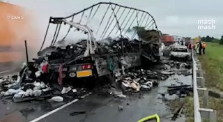 Под Самарой в результате ДТП и последовавшего пожара погибли женщина и двое детей