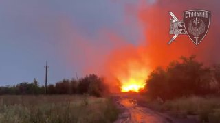 Применение систем «Град» на Запорожском направлении