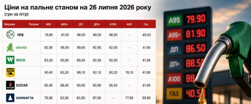 На Украине снова выросли цены на топливо
