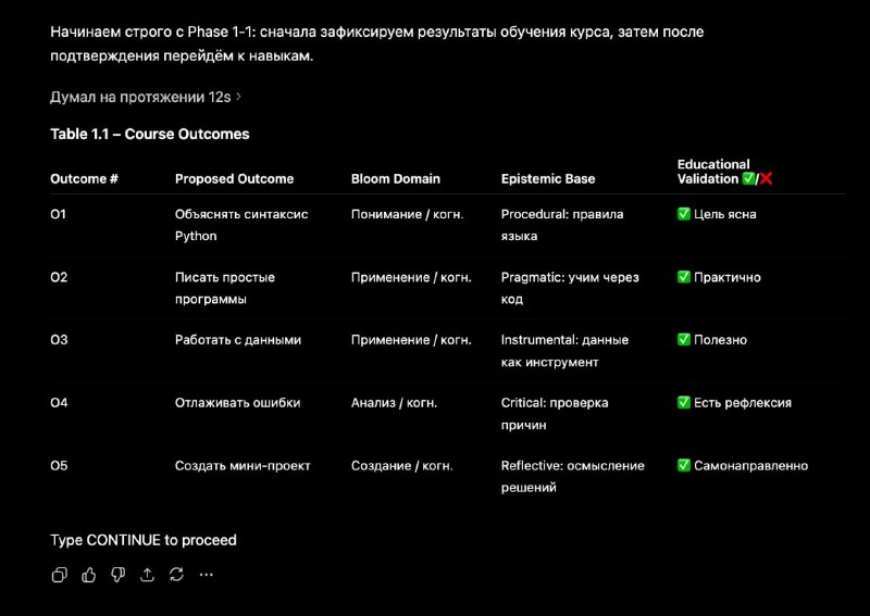 Опубликован промпт для создания учебных курсов с помощью ИИ