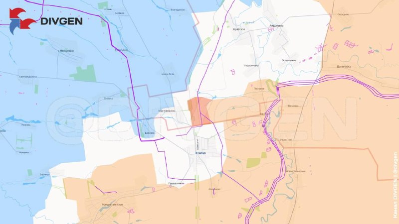 Продвижение группировки «Восток» ВС России в Днепропетровской области