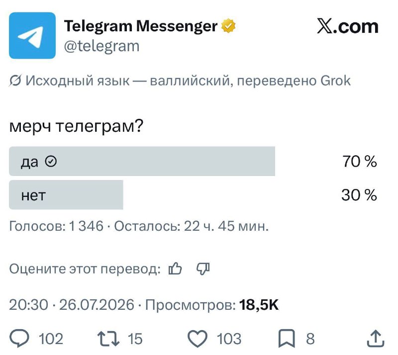 Telegram планирует выпустить собственный мерч