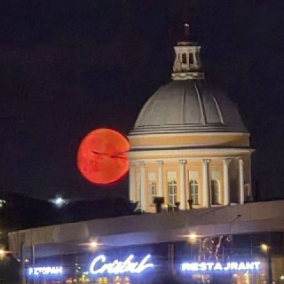 В Санкт-Петербурге наблюдалось необычное полнолуние «оленья Луна»