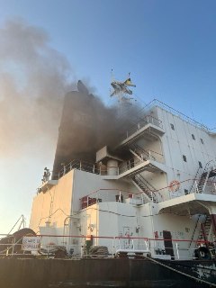 Удары по торговым судам в портах Николаевской области