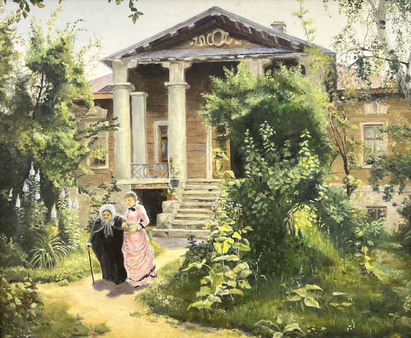 О картине В. Поленова «Бабушкин сад»