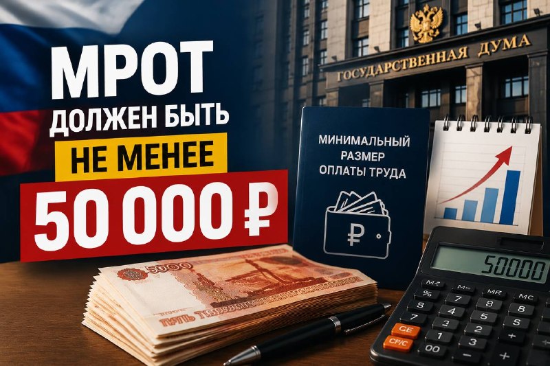 В России предложили поднять МРОТ почти в два раза