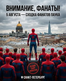 В Санкт-Петербурге пройдет сходка фанатов Человека-паука