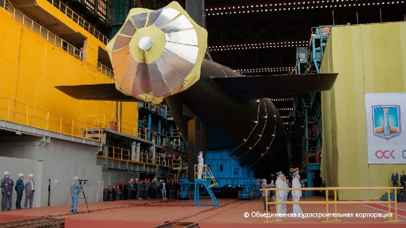 Подводная лодка «Ульяновск» выведена из эллинга на «Севмаше»