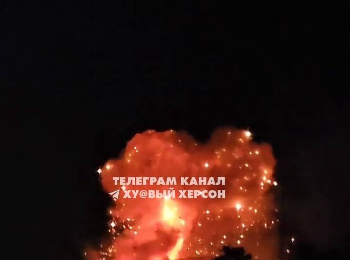 Кадры ночных и утренних работ «Гераней» в Украине