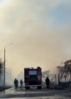 Рынок на Почайне в Киеве уничтожен российским ударом