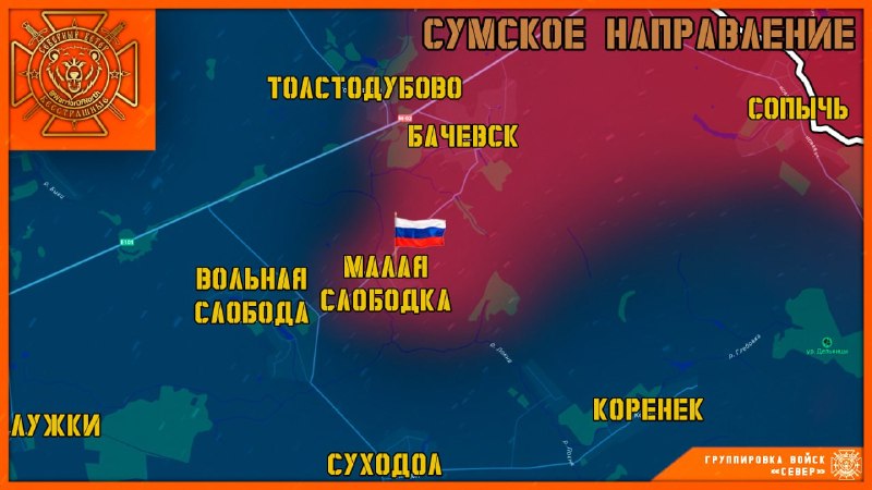 Группировка войск "Север" освободила село Малая Слободка в Сумской области