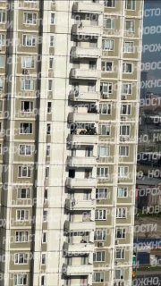 В московской Марьиной Роще из-за взрыва газового баллона загорелась квартира