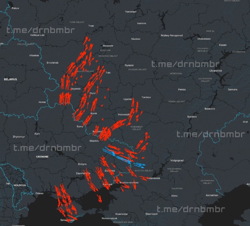 В российское воздушное пространство могут войти до 500 дронов ВСУ