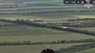 Кадры освобождения населённых пунктов Долинка и Перше Травня