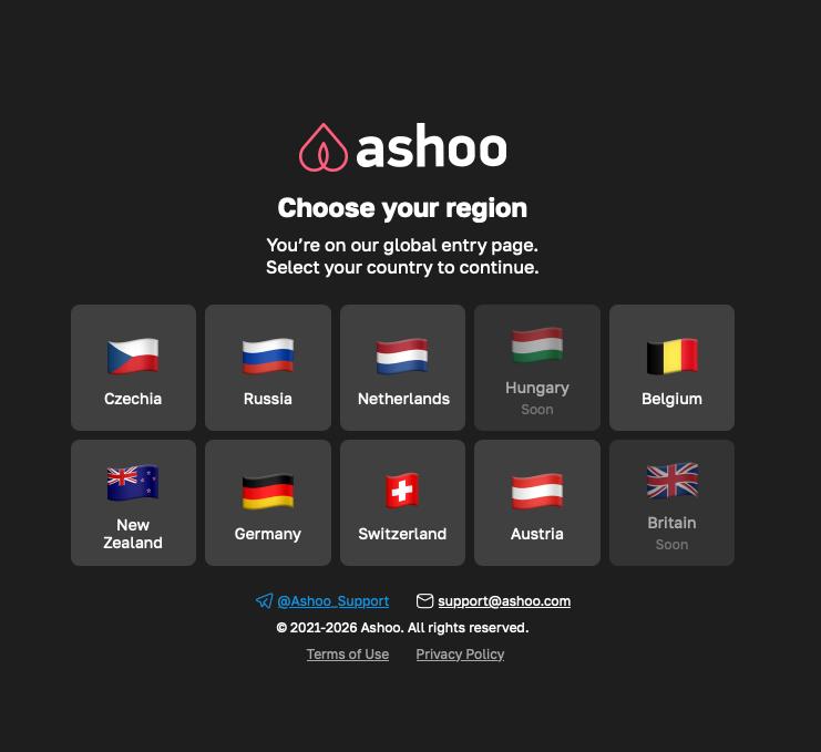 Ashoo.com планирует выход на рынки Европы, Азии и Латинской Америки