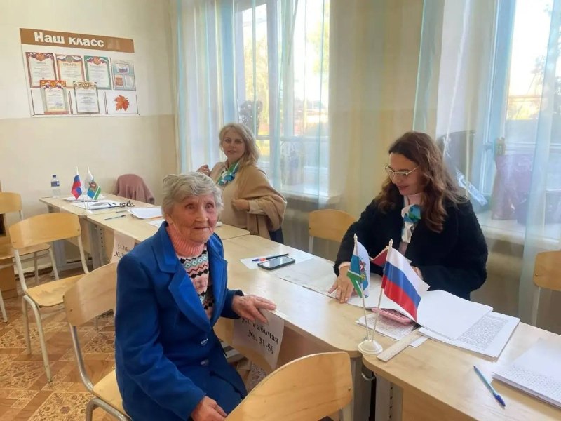 103-летняя ветеран из Подмосковья проголосовала на выборах