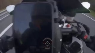 Байкер выжил после падения на скорости 300 км/ч в Питере