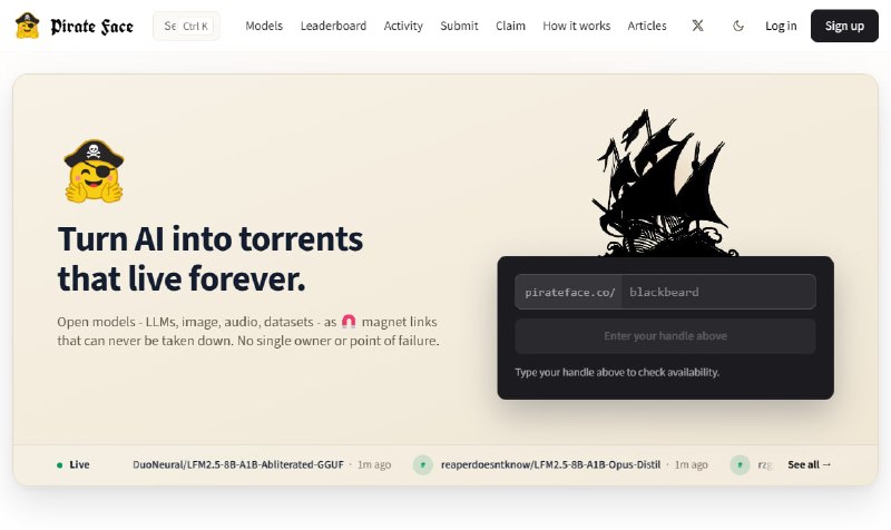 В сети появился проект Pirate Face с коллекцией бесплатных нейросетей