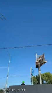 Запечатлен момент поражения объекта реактивным БПЛА «Герань-5» на территории Украины
