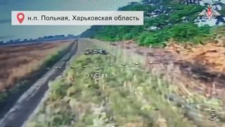 Кадры освобождения Новоалександровки и Польной в Харьковской области