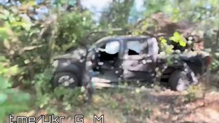 Поврежден автомобиль ВСУ на фронте