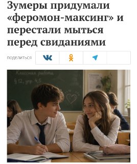 Зумеры начали практиковать «феромон-максинг» — отказ от гигиены ради привлечения партнеров