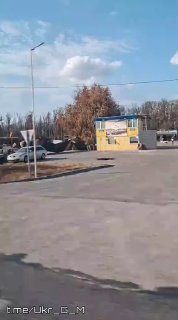 Поражение АЗС в районе Кропивницкого беспилотниками «Герань»