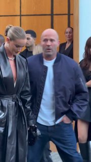 Роузи и Джейсон Стэтхэм на показе Burberry в Лондоне