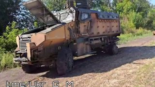 Уничтожение турецких бронеавтомобилей Kirpi FPV-дронами в районе Славянско-Краматорской агломерации