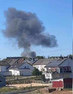 Военный самолет упал в районе американской базы в Германии