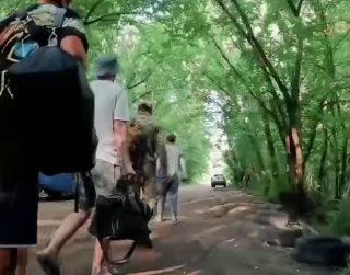 ВСУ использует автобусы с решетками для перевозки мобилизованных
