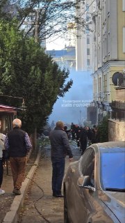 Удар «Гераней» по зданию Высшего совета правосудия в Киеве