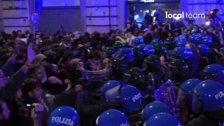 Столкновения протестующих и полиции в центре Рима