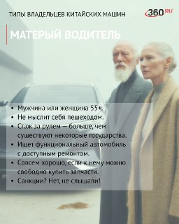 Исследование выявило портреты типичных владельцев китайских автомобилей.