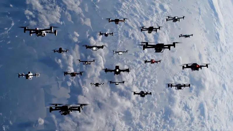 Китай разработал модель нейтрализации Starlink с помощью роя дронов
