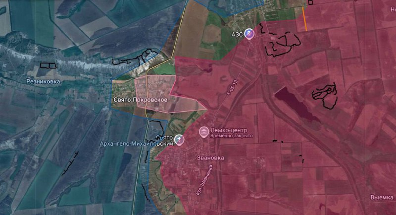 Украинские силы продвинулись в Свято-Покровском