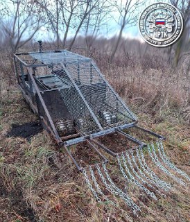 Российский дрон "Курьер" получил антидроновую защиту и трал