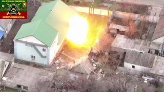 Работа БЛА в Гуляйполе