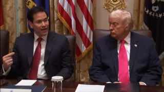 Трамп заснул во время выступления Рубио