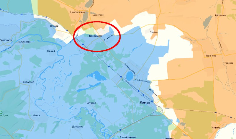 Российские войска взяли под контроль промзону в Дробышево на Красно-Лиманском направлении