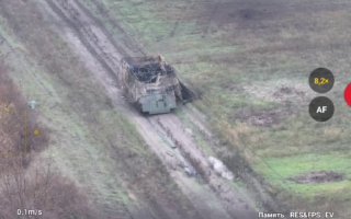 Уничтожение брошенной техники на Запорожском направлении